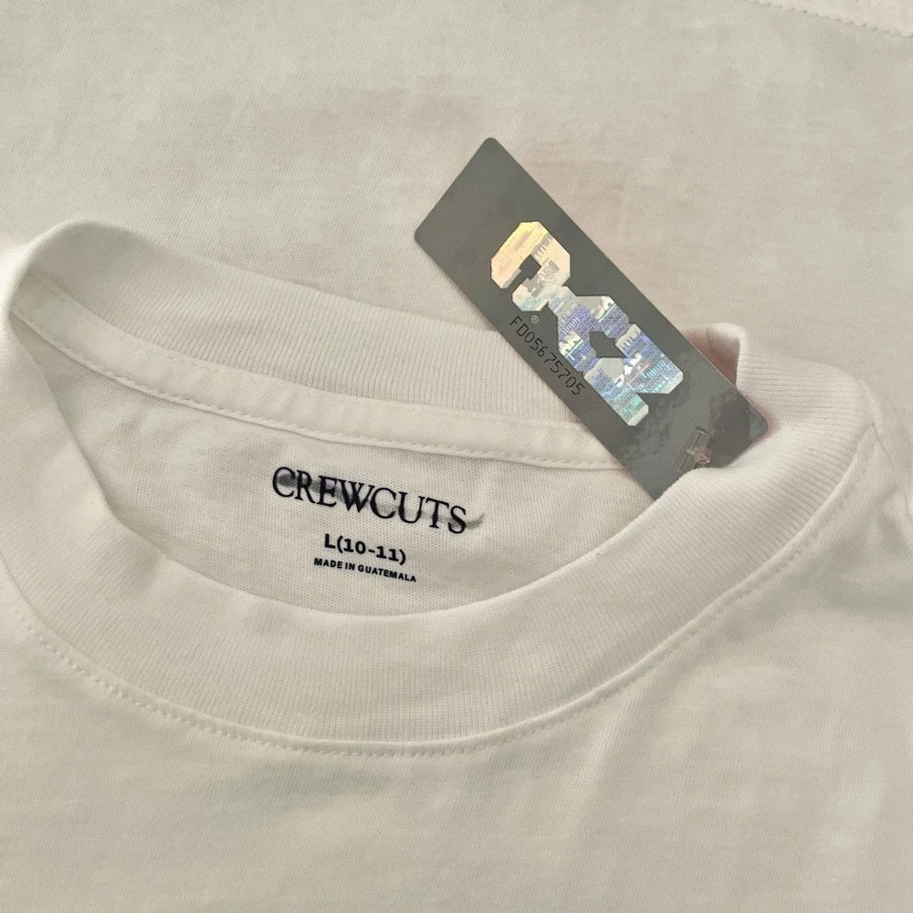 NWT!! J. CREW‎ Crewcuts Kids' FDNY Limited Edition Short Sleeve Shamrock L 10-11